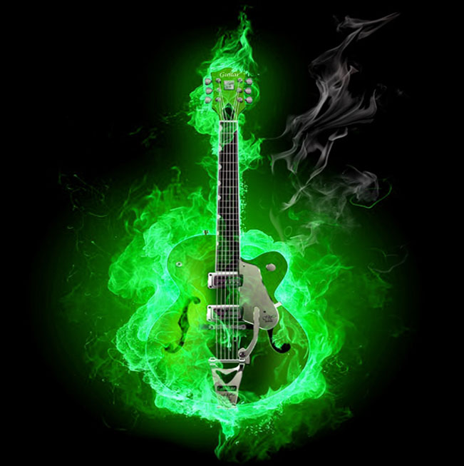 Green Guitar